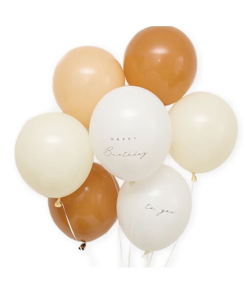 BREEZE(ブリーズ)の「バースデーバルーンセット(15個セット)(コスチューム/パーティーグッズ・キッズ・クリーム/セージグリーン/チェリーピンク/ブルー/キャメル/オレンジ系/レモンイエロー/ライラック・FREE)」の15枚目の写真