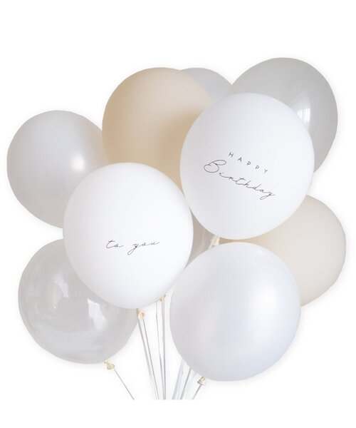 BREEZE(ブリーズ)の「バースデーバルーンセット(15個セット)(コスチューム/パーティーグッズ・キッズ・クリーム/セージグリーン/チェリーピンク/ブルー/キャメル/オレンジ系/レモンイエロー/ライラック・FREE)」の19枚目の写真