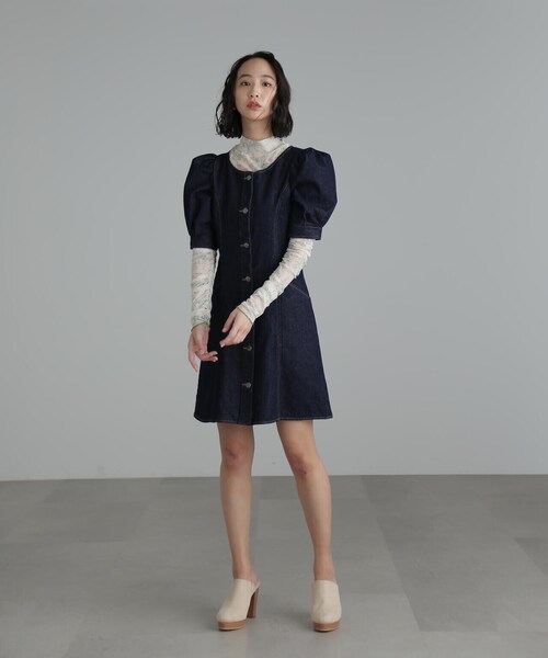 FREE'S MART（フリーズマート）の「◆柄シアーハイネックカットソー（Tシャツ/カットソー・レディース・ホワイト系その他/ベージュ系その他・FREE）」の14枚目の写真