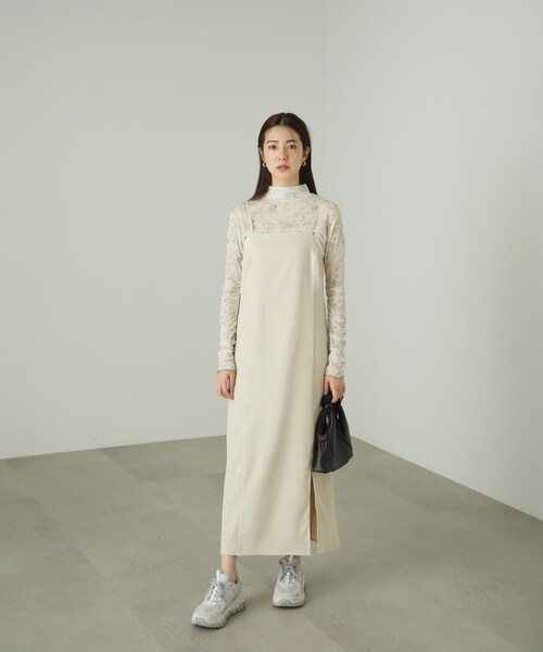 FREE'S MART（フリーズマート）の「◆柄シアーハイネックカットソー（Tシャツ/カットソー・レディース・ホワイト系その他/ベージュ系その他・FREE）」の17枚目の写真