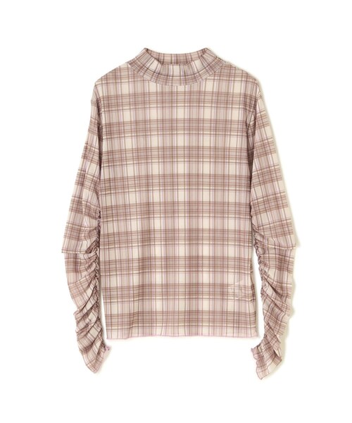 FREE'S MART（フリーズマート）の「◆柄シアーハイネックカットソー（Tシャツ/カットソー・レディース・ホワイト系その他/ベージュ系その他・FREE）」の21枚目の写真