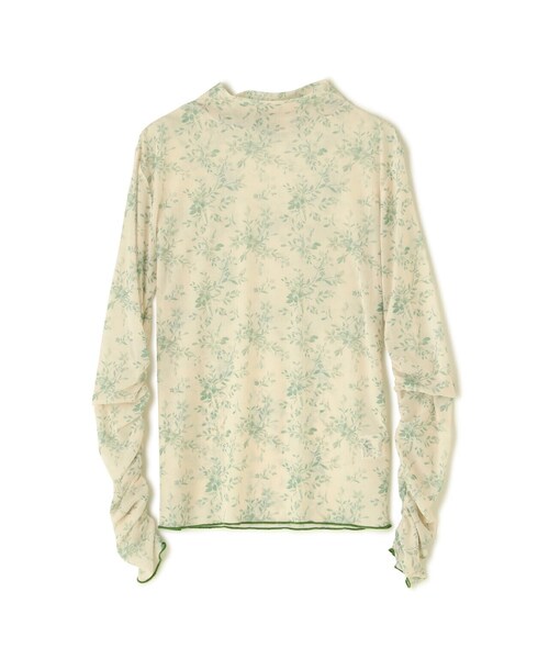 FREE'S MART（フリーズマート）の「◆柄シアーハイネックカットソー（Tシャツ/カットソー・レディース・ホワイト系その他/ベージュ系その他・FREE）」の2枚目の写真