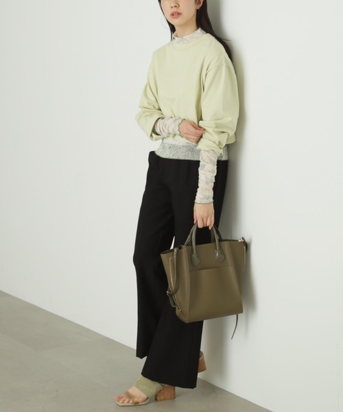 FREE'S MART（フリーズマート）の「◆柄シアーハイネックカットソー（Tシャツ/カットソー・レディース・ホワイト系その他/ベージュ系その他・FREE）」の7枚目の写真