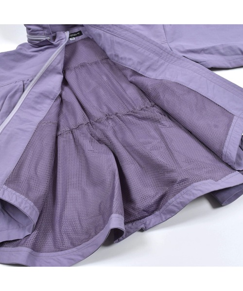 BeBe（ベベ）の「BeBe/【 撥水加工 】 タフタ バック フリル ブルゾン  (90~150cm)（ブルゾン・キッズ・パープル/ベージュ・130/120/100/90/150/110/140）」の22枚目の写真