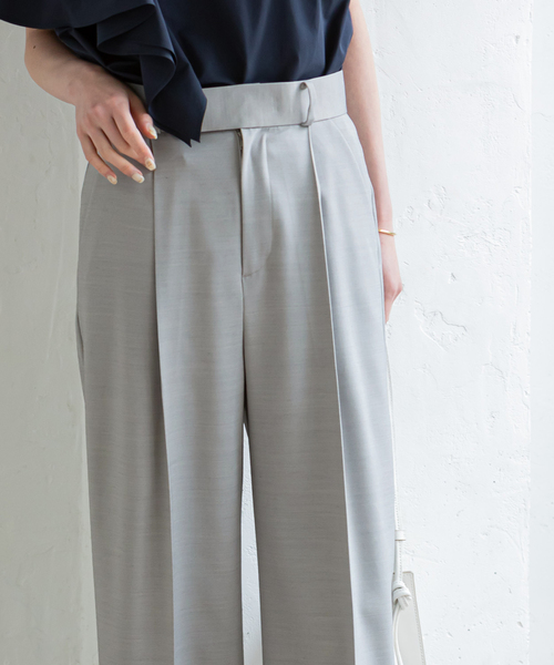 TWツイルストレッチスラックスパンツ