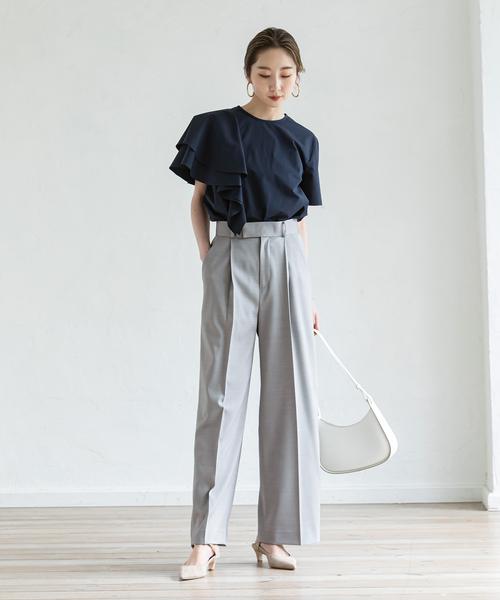 Noble　TWツイルストレッチスラックスパンツ　ピンク　34 Noble（ノーブル）の「TWツイルストレッチスラックスパンツ