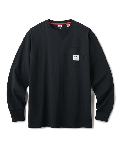 FTC（エフティーシー）の「POCKET L/S TEE（Tシャツ/カットソー・メンズ・ブラック/パープル/ホワイト/グレー・MEDIUM/LARGE/X-LARGE/SMALL）」の3枚目の写真