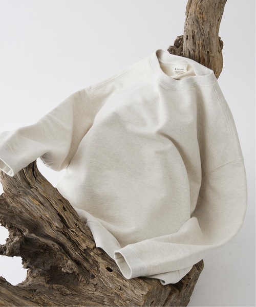 Snow Peak（スノーピーク）の「【SNOWPEAK / スノーピーク】Recycled Cotton Sweat Crewneck（スウェット・メンズ・ブラック/アイボリー・MEDIUM/LARGE）」の2枚目の写真