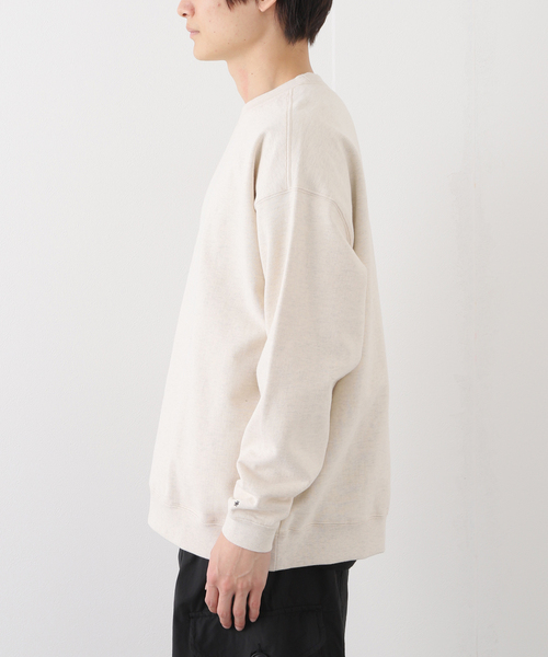 Snow Peak（スノーピーク）の「【SNOWPEAK / スノーピーク】Recycled Cotton Sweat Crewneck（スウェット・メンズ・ブラック/アイボリー・MEDIUM/LARGE）」の11枚目の写真