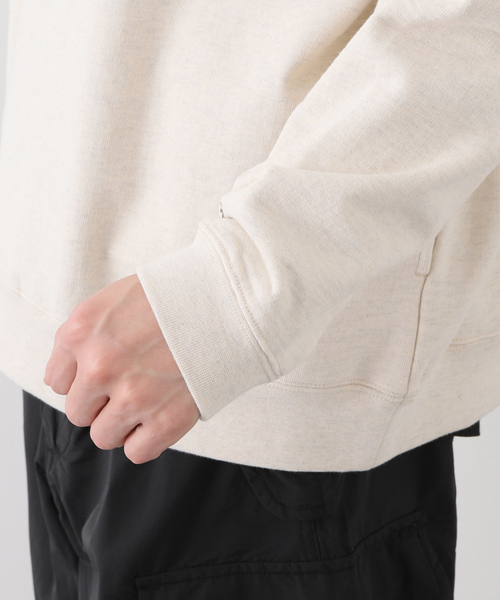 Snow Peak（スノーピーク）の「【SNOWPEAK / スノーピーク】Recycled Cotton Sweat Crewneck（スウェット・メンズ・ブラック/アイボリー・MEDIUM/LARGE）」の16枚目の写真
