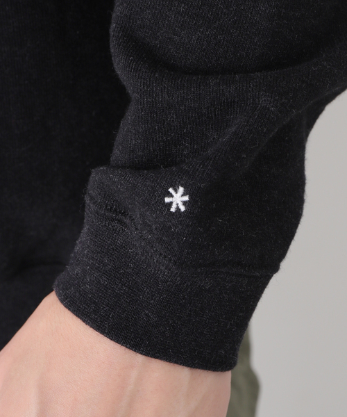 Snow Peak（スノーピーク）の「【SNOWPEAK / スノーピーク】Recycled Cotton Sweat Crewneck（スウェット・メンズ・ブラック/アイボリー・MEDIUM/LARGE）」の17枚目の写真