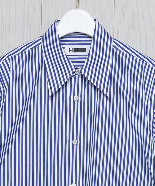 H BEAUTY&YOUTH UNITED ARROWS(エイチビューティーアンドユースユナイテッドアローズ)の「<H>COTTON CLOPPED SHIRT/シャツ(シャツ/ブラウス・レディース・その他1/ホワイト・S/M)」の4枚目の写真