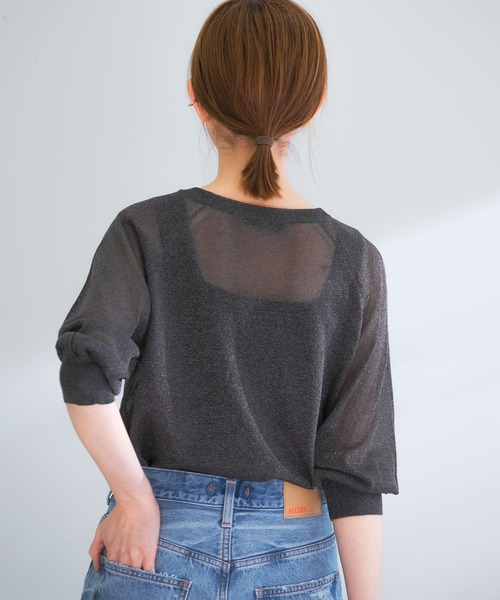 ☆美品◆アーバンリサーチロッソ◆ ラメドルマンプルオーバー ☆美品◇アーバンリサーチロッソ◇ ラメドルマンプルオーバー