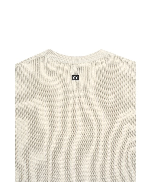 OY（オーワイ）の「『OY/オーワイ』ZIGZAG STITCH KNIT VEST/ステッチニットベスト（ベスト・メンズ・ブラック/アイボリー・FREE）」の21枚目の写真