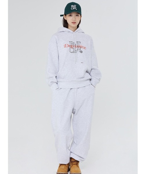 ROMANTIC CROWN（ロマンティッククラウン）の「【UNISEX】ROMANTIC CROWN／フィンガーフーディー(ウラケ)　2183724（スウェット・レディース・ブラック/ライトグレー・LARGE/MEDIUM）」の3枚目の写真