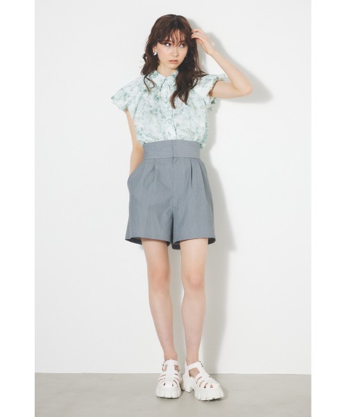 rienda（リエンダ）の「【V&A】バルーンスリーブシャツブラウス 春服（シャツ/ブラウス・レディース・グリーン系その他/ブラック系その他/ベージュ系その他・FREE）」の8枚目の写真