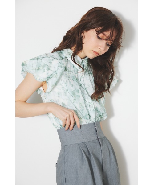 rienda（リエンダ）の「【V&A】バルーンスリーブシャツブラウス 春服（シャツ/ブラウス・レディース・グリーン系その他/ブラック系その他/ベージュ系その他・FREE）」の18枚目の写真