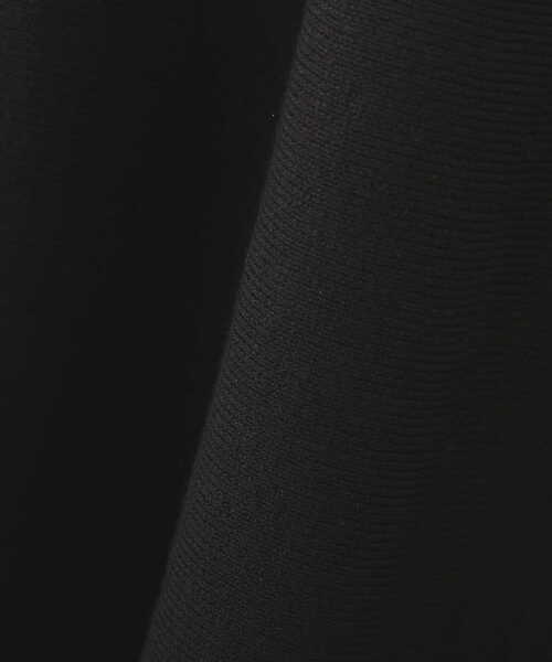 PROPORTION BODY DRESSING（プロポーションボディドレッシング）の「ウエストベルト付きラッフルニットワンピース / 1213140309（ワンピース・レディース・ブラック/パープル・MEDIUM/SMALL）」の4枚目の写真