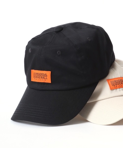 UNIVERSAL OVERALL（ユニバーサルオーバーオール）の「UNIVERSAL OVERALL/ユニバーサルオーバーオール T/C Twill Low Cap/ツイル ローキャップ/ベースボールキャップ/ワンポイントロゴキャップ（キャップ・メンズ・アイボリー/ブラック/ダークグリーン/ベージュ・FREE）」の3枚目の写真