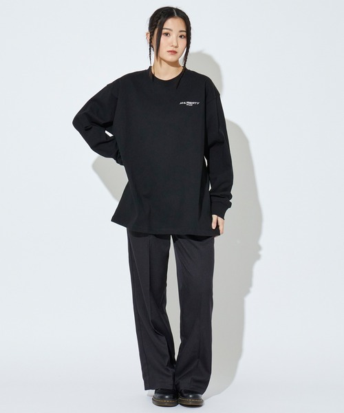 ANLIBERTY ANAP(アンリバティアナップ)の「ANLIBERTYベーシックロゴロングスリーブTシャツ【ユニセックス】(Tシャツ/カットソー・レディース・グリーン/ネイビー/ブラック・S/M)」の8枚目の写真