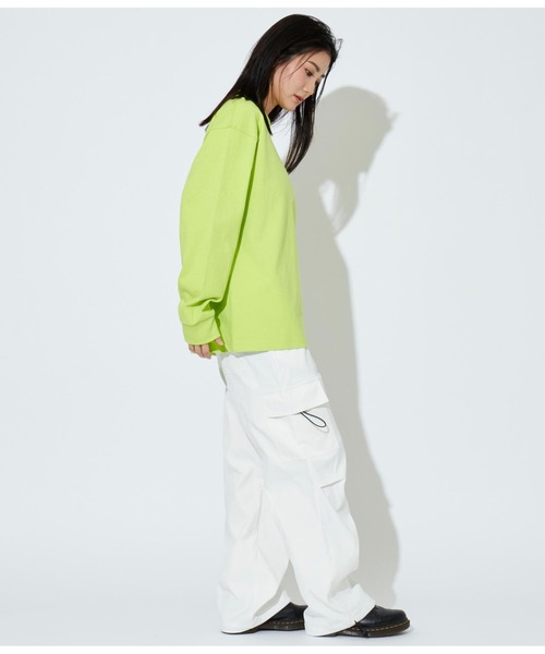 ANLIBERTY ANAP(アンリバティアナップ)の「ANLIBERTYベーシックロゴロングスリーブTシャツ【ユニセックス】(Tシャツ/カットソー・レディース・グリーン/ネイビー/ブラック・S/M)」の20枚目の写真