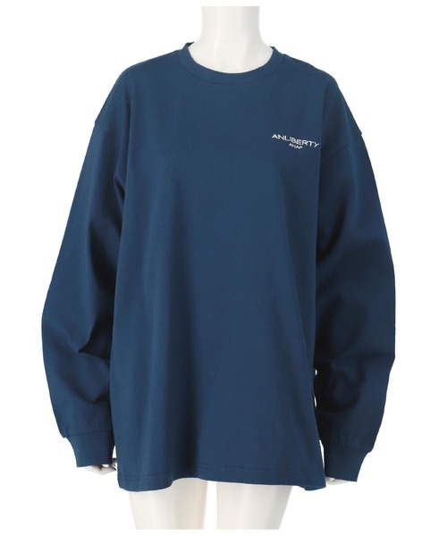 ANLIBERTY ANAP(アンリバティアナップ)の「ANLIBERTYベーシックロゴロングスリーブTシャツ【ユニセックス】(Tシャツ/カットソー・レディース・グリーン/ネイビー/ブラック・S/M)」の15枚目の写真