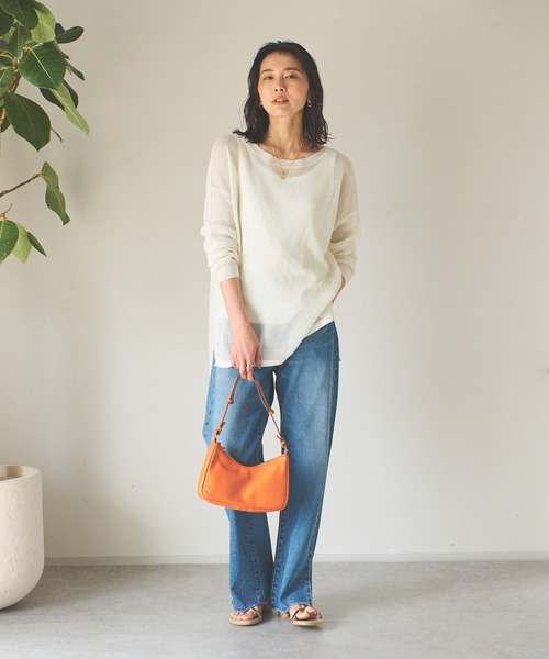 RIVE DROITE（リヴドロワ）の「シーンを問わず使い勝手抜群/チェーンハンドバッグ（ハンドバッグ・レディース・ライトグレー/ブラック/オレンジ/グリーン系その他・FREE）」の10枚目の写真