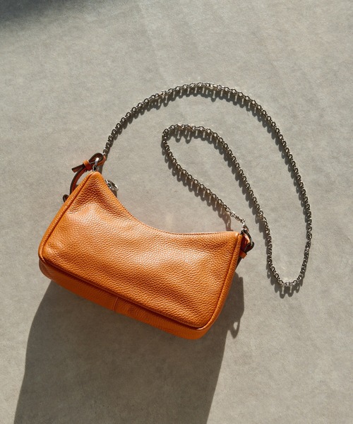 RIVE DROITE（リヴドロワ）の「シーンを問わず使い勝手抜群/チェーンハンドバッグ（ハンドバッグ・レディース・ライトグレー/ブラック/オレンジ/グリーン系その他・FREE）」の12枚目の写真