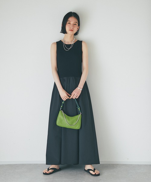 RIVE DROITE（リヴドロワ）の「シーンを問わず使い勝手抜群/チェーンハンドバッグ（ハンドバッグ・レディース・ライトグレー/ブラック/オレンジ/グリーン系その他・FREE）」の7枚目の写真