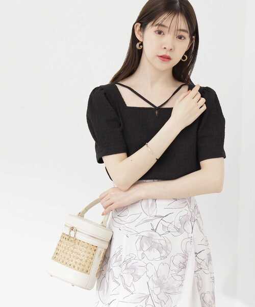 PROPORTION BODY DRESSING（プロポーションボディドレッシング）の「２Ｗａｙパフスリーブカットソー / 1213160503（Tシャツ/カットソー・レディース・イエロー/ブラック/ホワイト系その他/レッド/オフホワイト・MEDIUM/SMALL）」の7枚目の写真