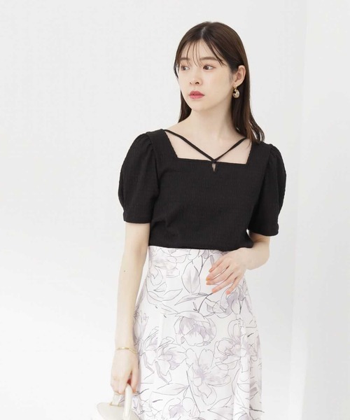 PROPORTION BODY DRESSING（プロポーションボディドレッシング）の「２Ｗａｙパフスリーブカットソー / 1213160503（Tシャツ/カットソー・レディース・イエロー/ブラック/ホワイト系その他/レッド/オフホワイト・MEDIUM/SMALL）」の8枚目の写真