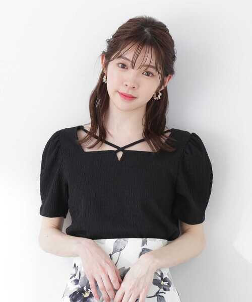 PROPORTION BODY DRESSING（プロポーションボディドレッシング）の「２Ｗａｙパフスリーブカットソー / 1213160503（Tシャツ/カットソー・レディース・イエロー/ブラック/ホワイト系その他/レッド/オフホワイト・MEDIUM/SMALL）」の11枚目の写真