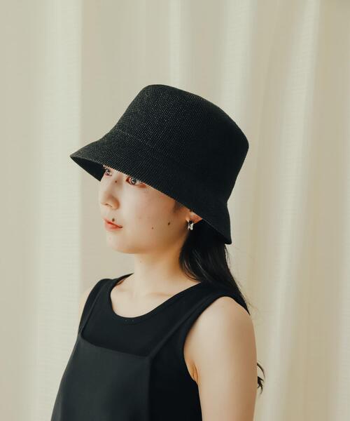 SENSE OF PLACE by URBAN RESEARCH（センスオブプレイスバイアーバンリサーチ）の「サーモバケットハット（ハット・レディース・ブラック/アイボリー・ONE）」の7枚目の写真