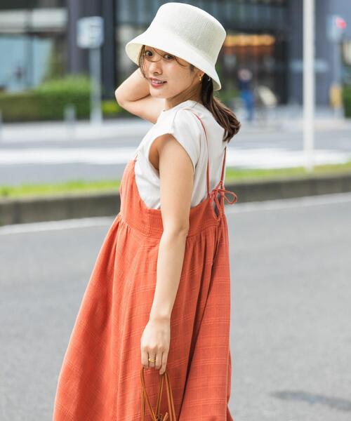 SENSE OF PLACE by URBAN RESEARCH（センスオブプレイスバイアーバンリサーチ）の「サーモバケットハット（ハット・レディース・ブラック/アイボリー・ONE）」の16枚目の写真