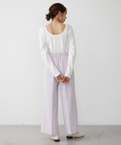 for/c（フォーシー）の「[新色追加]USAコットン前後2WAYバックシャンロンT【サスティナブル】（Tシャツ/カットソー・レディース・ラベンダー/ホワイト/ブラック/ホワイト×ブラック/ライム/ブルー/ブラウン/ネイビー/チャコールグレー/レッド/ライトブラウン・LL/L/M/S）」の18枚目の写真