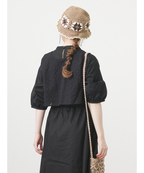 ehka sopo（エヘカソポ）の「レースジレセットワンピース（ワンピース・レディース・グレー/ブラック/ベージュ・ﾌﾘ-）」の11枚目の写真