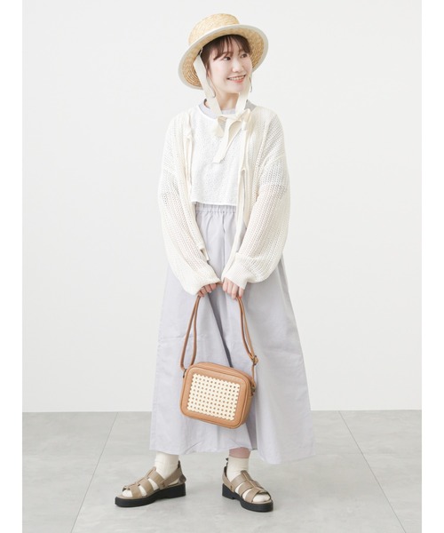 ehka sopo（エヘカソポ）の「レースジレセットワンピース（ワンピース・レディース・グレー/ブラック/ベージュ・ﾌﾘ-）」の17枚目の写真