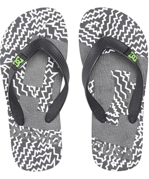 DC SHOES（ディーシーシューズ）の「Ks SPRAY GRAFFIK/DCキッズビーサン（ビーチサンダル）（サンダル・キッズ・マルチ/カモフラージュ/ホワイト/ブラック・17cm/18cm/19cm/20cm/21cm/22cm/23cm/24cm）」の2枚目の写真