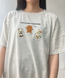 〇3匹ぽこぽこアニマルTシャツ