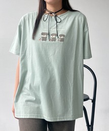 〇3匹ぽこぽこアニマルTシャツ