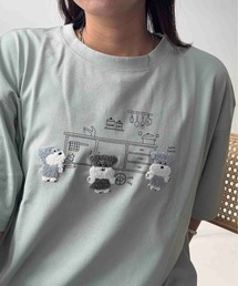 〇3匹ぽこぽこアニマルTシャツ