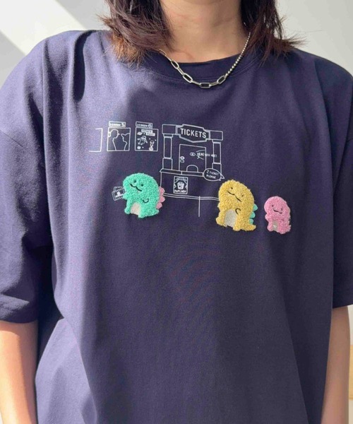 セール】〇3匹ぽこぽこアニマルTシャツ（Tシャツ/カットソー）｜AS
