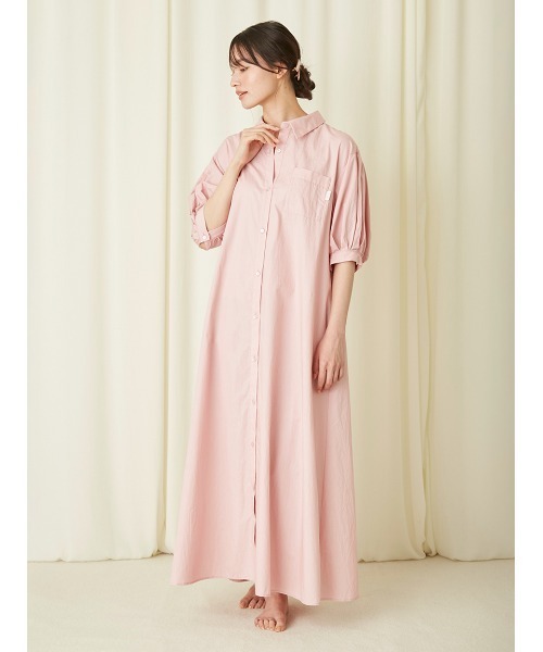 新品未使用！SNIDEL 【スナイデル】ボリュームスリーブシャツワンピース SNIDEL - スナイデルボリュームスリーブシャツワンピース