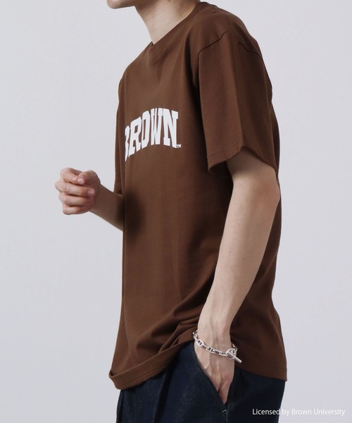 FUNALIVE(ファンアライブ)の「BROWN 半袖Tシャツ ロゴプリント(Tシャツ/カットソー・メンズ・ブラウン・M/XL/L)」の5枚目の写真