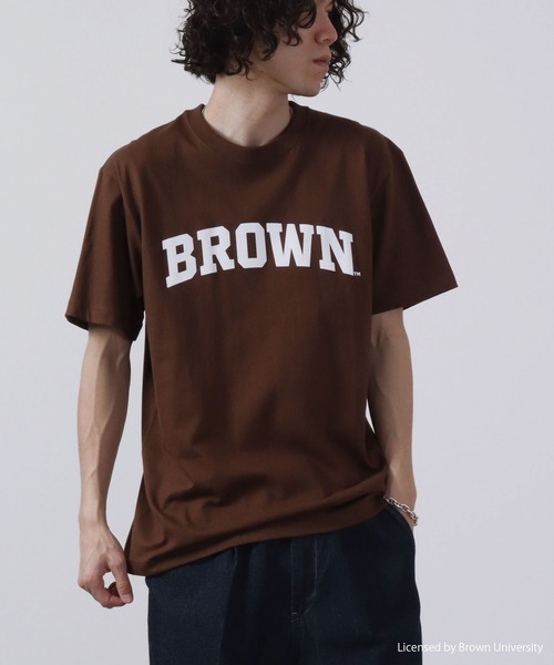 FUNALIVE(ファンアライブ)の「BROWN 半袖Tシャツ ロゴプリント(Tシャツ/カットソー・メンズ・ブラウン・M/XL/L)」の4枚目の写真