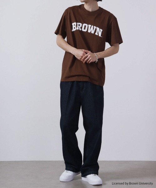 FUNALIVE(ファンアライブ)の「BROWN 半袖Tシャツ ロゴプリント(Tシャツ/カットソー・メンズ・ブラウン・M/XL/L)」の7枚目の写真
