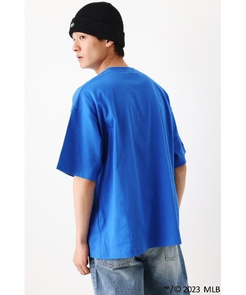 RODEO CROWNS WIDE BOWL(ロデオクラウンズワイドボウル)の「MLB TEAM Tシャツ(Tシャツ/カットソー・メンズ・グレー×ホワイト/ダークグリーン/オフホワイト/ブルー・LARGE/MEDIUM)」の7枚目の写真