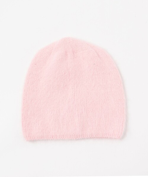 Ray BEAMS（レイビームス）の「Ray BEAMS / アンゴラ混 ビーニー（ニットキャップ/ビーニー・レディース・ピンク/オフホワイト/ブラック・ONE SIZE）」の21枚目の写真