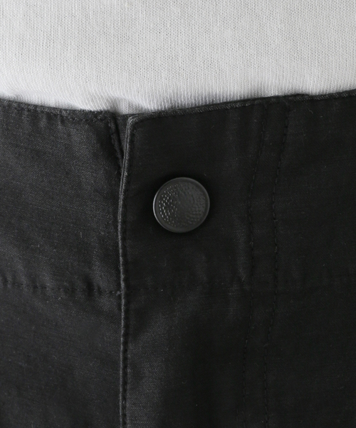 SLOBE citron.（スローブシトロン）の「SLOBE citron. ギガフィールドカーゴ（カーゴパンツ・レディース・ブラック/アイボリー・FREE）」の14枚目の写真