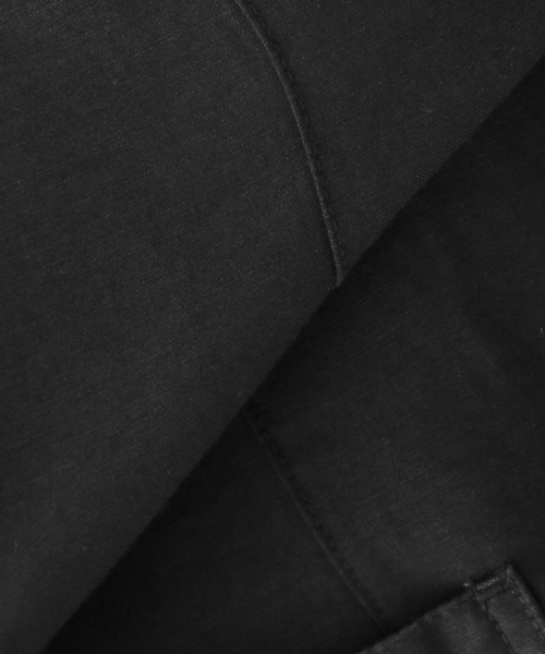 SLOBE citron.（スローブシトロン）の「SLOBE citron. ギガフィールドカーゴ（カーゴパンツ・レディース・ブラック/アイボリー・FREE）」の5枚目の写真